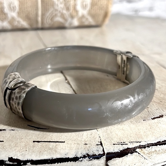 Silpada sterling silver resin hinge bracelets B2186 - Picture 6 of 7